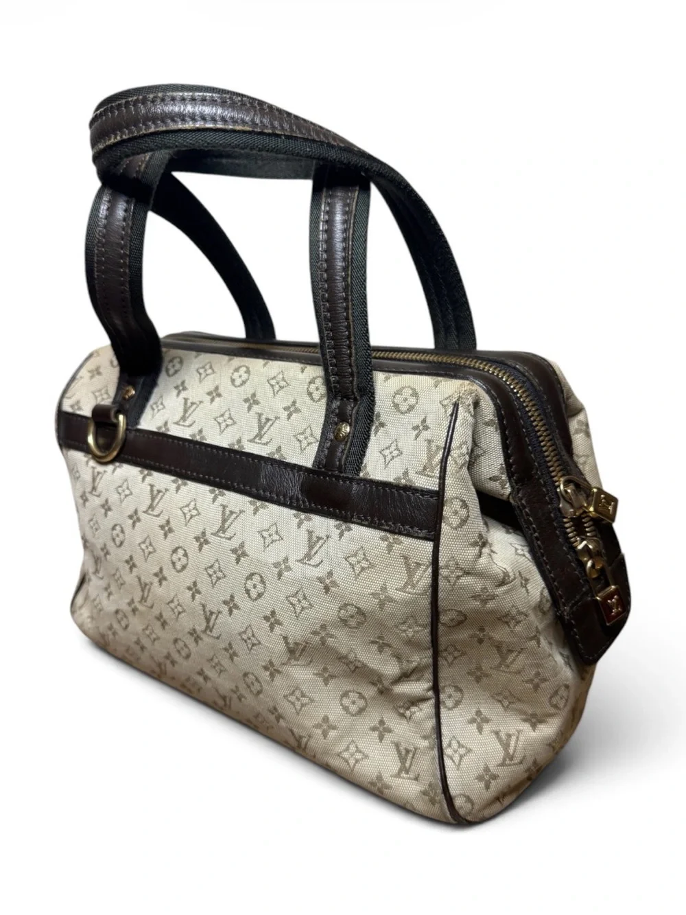 Louis Vuitton Brown Mini Lin Josephine PM